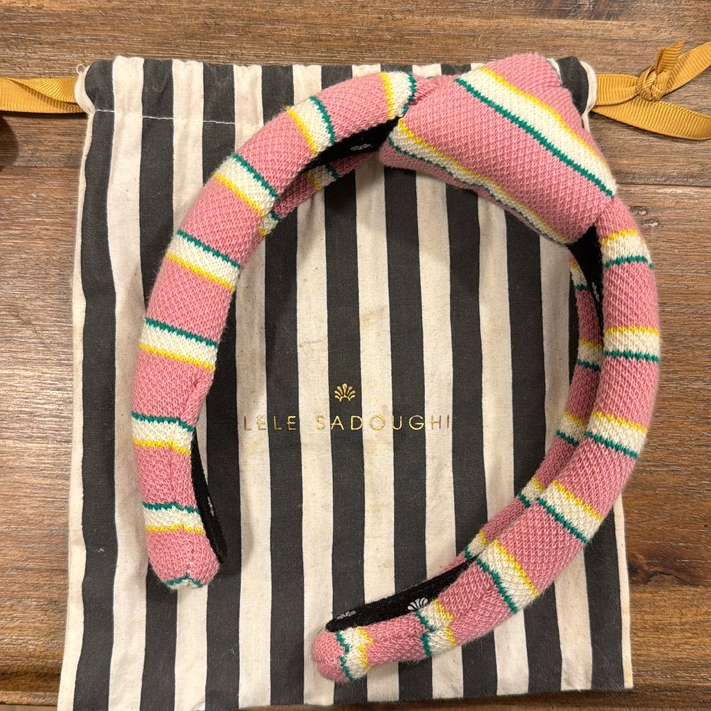Lele Sadoughi knot headband